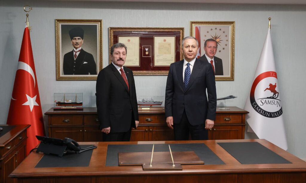 İçişleri Bakanı Ali Yerlikaya, Samsun Valiliğe ziyaret 
