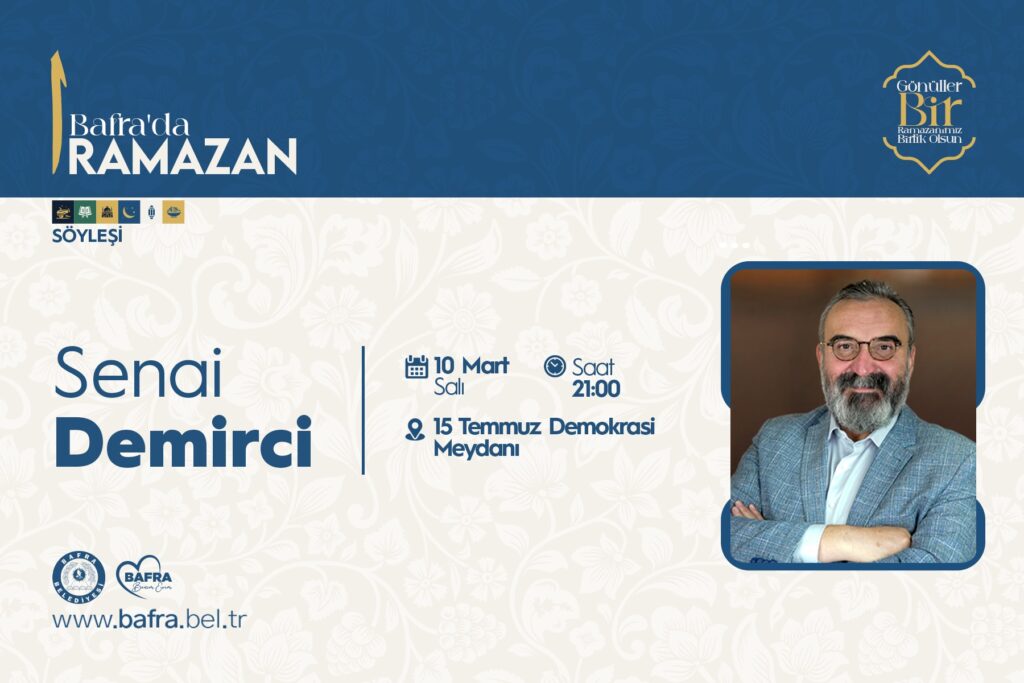 YAZAR SENAİ DEMİRCİ’DEN “ORUÇ PSİKOLOJİSİ” SÖYLEŞİSİ