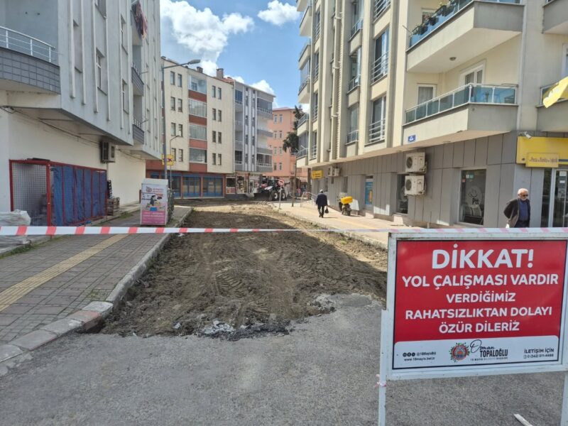 Engiz Pazar Mahallesi Örnek Sokak Uygulama Çalışmaları Başladı