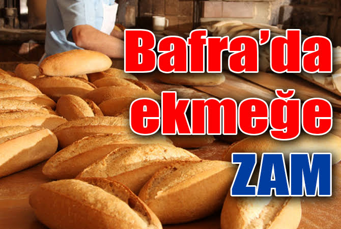 Zamlar Konusunda Vatandaşa Müjdeler Bitmiyor Bafra’da Ekmeğe Zam geldi