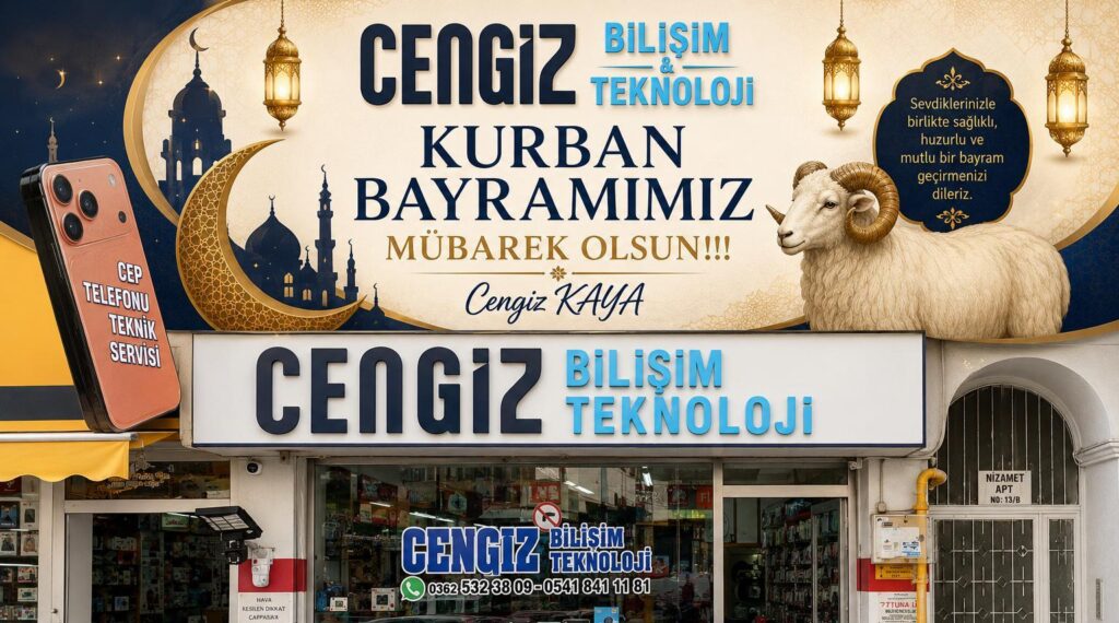 CENGİZ BİLİŞİM & TEKNOLOJİ Cengiz KAYA Kurban Bayramı mesajı 