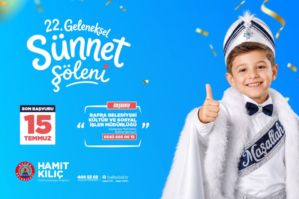 22. GELENEKSEL SÜNNET ŞÖLENİ BAŞVURULARI BAŞLIYOR