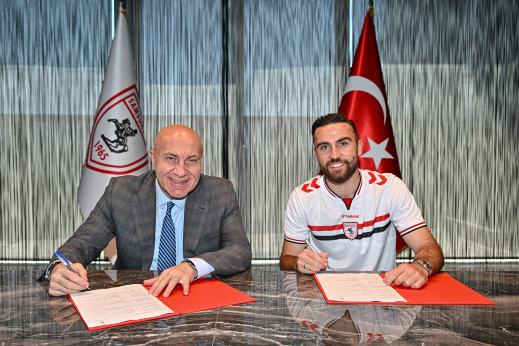 SAMSUNSPOR İLE FATİH KAYA SÖZLEŞME İMZALADI