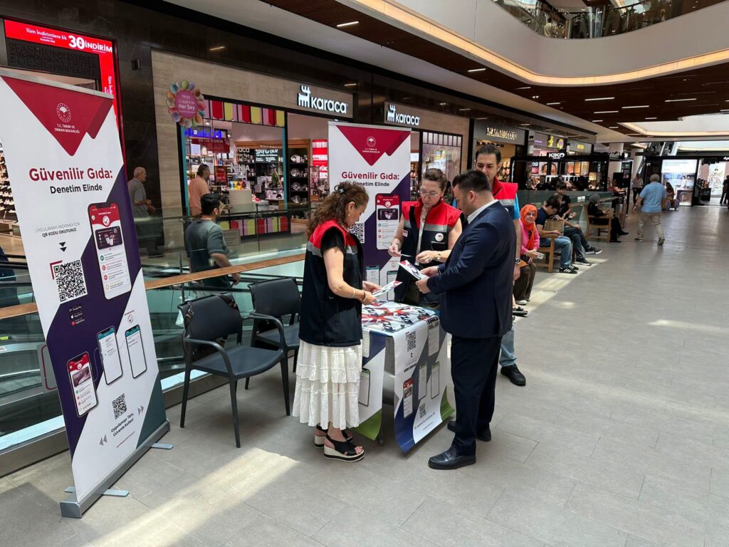 Güvenilir Gıda Mobil Uygulaması Samsun Piazza AVM’de Tanıtıldı