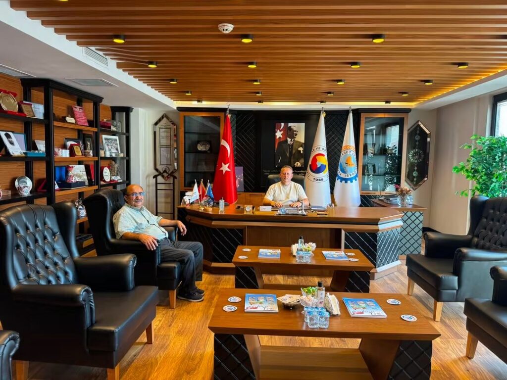 Bafra Dedeli Tarım Meslek Lisesi Müdürü Fazlı Akyüz’den Bafra TSO’ya Ziyaret