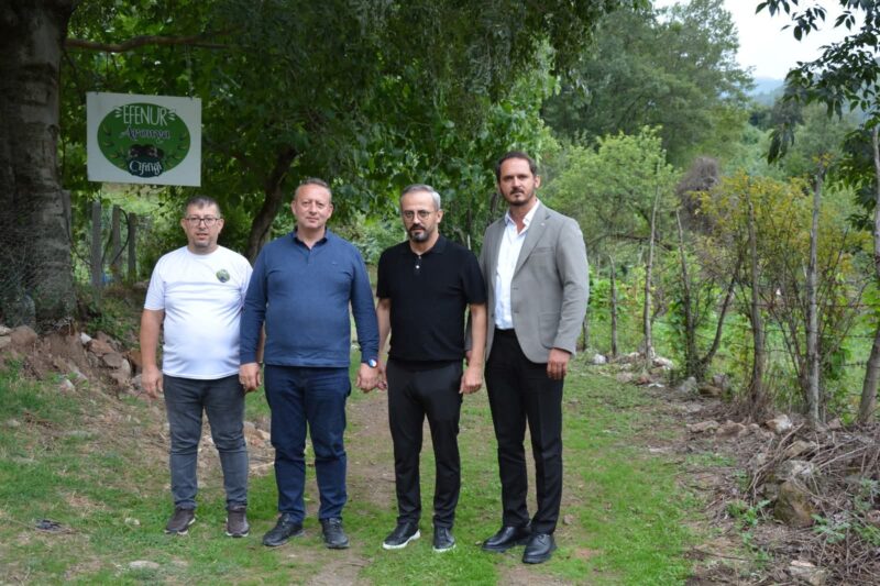 Başkan Serdal Sefa Kocabaş, Aronya Yetiştirme Alanlarını İnceledi