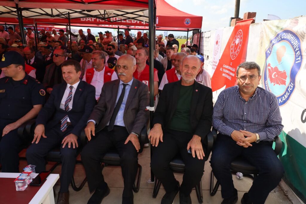 Bafra’da 12. Çeltik Hasat Etkinliği Gerçekleştirildi
